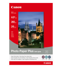 Canon - Carta fotografica Plus Semi-Gloss satinata SG-201 - A3+ - 20 Fg - 260gr - 1686B032