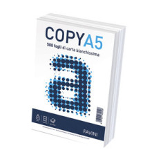Carta Copy - A5 - 80 gr - bianco - Favini - conf. 500 fogli