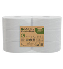 Carta igienica MaxiJumbo Simplify - 2 veli - 15 gr - goffratura micro - 1305 strappi - Papernet