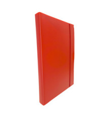 Cartella progetto con elastico - 24 x 35 cm - dorso 3 cm - rosso - Fellowes