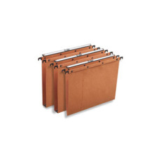 Cartella sospesa - cassetto Ultimate - interasse 33 cm - fondo U 30 mm - 31,6x25 cm - avana - Elba