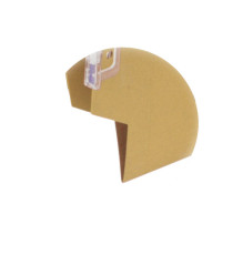 Cartella sospesa Avana - armadio - interasse 33 cm - fondo V - 32,6 x 27,5 cm - avana - Bertesi