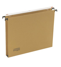 Cartella sospesa Avana - cassetto - interasse 39 cm - fondo U - 37 x 24,5 cm - avana - Bertesi