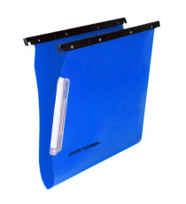 Cartella sospesa Cartesio PP - armadio - PPL - interasse 33 cm - fondo V - 32,6 x 28 cm - colori assortiti - Bertesi