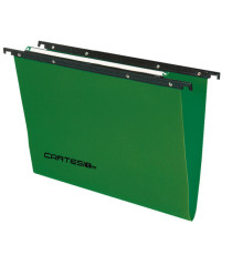 Cartella sospesa Cartesio PP - cassetto - PPL - interasse 33 cm - fondo V - 31,2 x 25 cm - colori assortiti - Bertesi