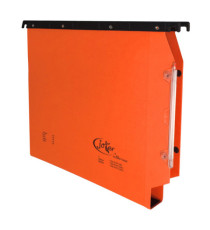 Cartella sospesa Joker - armadio - interasse 33 cm - fondo U - 33 x 28 cm - arancio - Bertesi