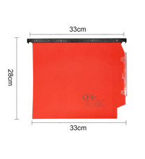 Cartella sospesa Joker - armadio - interasse 33 cm - fondo U - 33 x 28 cm - rosso - Bertesi