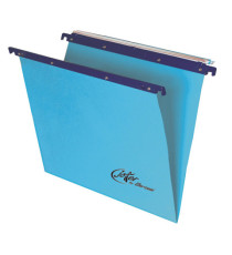 Cartella sospesa Joker - cassetto - interasse 33 cm - fondo V - 31,3 x 25 cm - blu - Bertesi