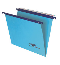 Cartella sospesa Joker - cassetto - interasse 33 cm - fondo V - 31,3 x 25 cm - blu - Bertesi