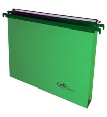 Cartella sospesa Joker - cassetto - interasse 39 cm - fondo U  - 37 x 25 cm - verde - Bertesi
