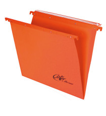 Cartella sospesa Joker - cassetto - interasse 39 cm - fondo V - 37 x 25 cm - arancio - Bertesi