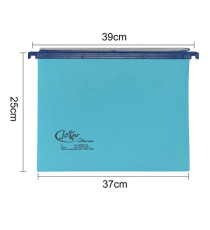 Cartella sospesa Joker - cassetto - interasse 39 cm - fondo V - 37 x 25 cm - blu - Bertesi