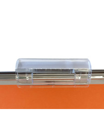 Cartella sospesa Silver - cassetto - interasse 39 cm - fondo V - 31,2 x 25 cm -  arancio - Bertesi