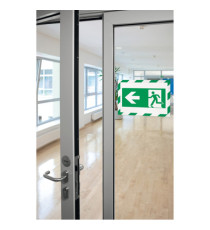 Cornice Duraframe Security - adesiva - pannello magnetico - A4  (21 x 29,7 cm) - verde/bianco - Durable