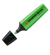 Evidenziatore Stabilo Boss Original - punta a scalpello - tratto 2 - 5 mm - verde 33 - Stabilo