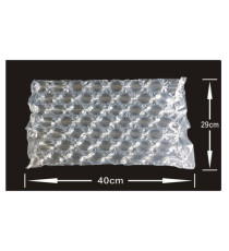 Film cuscino a bolle WiRoll - per macchina Wi1000 - 40 x 29 cm - lunghezza film 300 m - Titanium