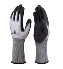 Guanti da lavoro Venicut01 - schiuma di nitrile - taglia 09 - grigio/nero - Deltaplus