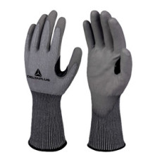 Guanto antitaglio Venicut C02 - maglia softnocut - palmo in poliuretano - taglia 08 - grigio - Deltaplus