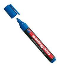 Marcatore permanente 300 - punta conica - da 1,5 a 3 mm - blu - Edding
