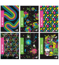 Maxiquaderno Be more Fluo - A4 - 1 rigo c/margine 36+2 fogli - 100gr - BM