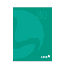 Maxiquaderno Color 80 - A4 - 1 rigo c/margine - 80 fogli - 80gr  BM