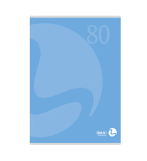 Maxiquaderno Color 80 - A4 - 1 rigo c/margine - 80 fogli - 80gr  BM