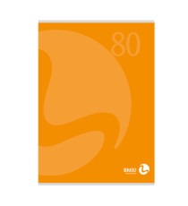 Maxiquaderno Color 80 - A4 - 1 rigo c/margine - 80 fogli - 80gr  BM