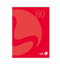 Maxiquaderno Color 80 - A4 - 1 rigo c/margine - 80 fogli - 80gr  BM