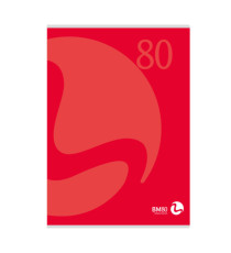 Maxiquaderno Color 80 - A4 - 1 rigo c/margine - 80 fogli - 80gr  BM