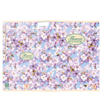 Maxiquaderno Nature Flowers - A4 - 1 rigo - 42 fogli - 80 gr - Pigna