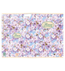 Maxiquaderno Nature Flowers - A4 - 1 rigo - 42 fogli - 80 gr - Pigna