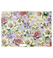 Maxiquaderno Nature Flowers - A4 - 5 mm - 42 fogli - 80 gr - Pigna