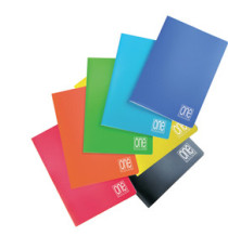 Maxiquaderno One Color - A4 - 5 mm c/margine - 20+1 fogli - 80 gr - copertina PP - Blasetti