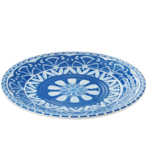 Piatto piano Linea Itaca - 35,5 x 3 cm - melamina - Leone