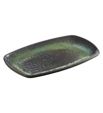 Piatto rettangolare Linea Amazzonia - 23,5 x 15 x 2,5 cm - melamina - Leone