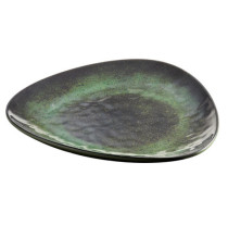 Piatto triangolare Linea Amazzonia - 19,2 x 2,5 cm - melamina - Leone