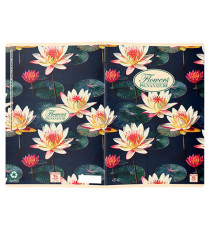 Quaderno Nature Flowers - A5 - 1 rigo - 42 fogli - 80 gr - Pigna