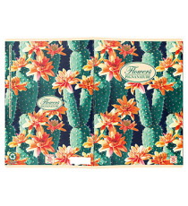 Quaderno Nature Flowers - A5 - 5 mm - 42 fogli - 80 gr - Pigna