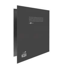 Raccoglitore ad anelli - 27 x 32 cm - Ø 30 mm - grigio scuro - BM