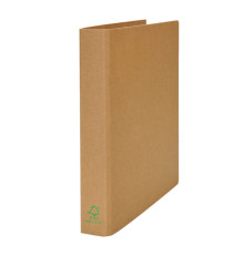Raccoglitore Eco - 22 x 30 cm - 2 anelli tondi 30 mm - dorso 4 cm - avana - Starline