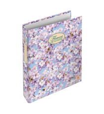 Raccoglitore Nature Flowers - A5 - 4 anelli da 30mm - dorso 3 cm - Pigna