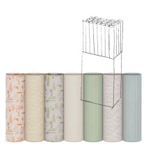 Rotolo carta regalo Erba - 70 cm x 2 m - fantasie assortite - Rex Sadoch