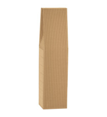Scatola Onda - 1 bottiglia - in cartone - 9 x 9 x 37 cm - avana - Scotton