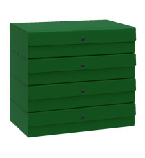 Scatola progetto - dorso 8 cm - verde - Starline
