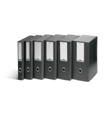Scatola progetto Plus Vip - 34,5 x 24,5 cm -  dorso 12 cm - grigio antracite - Fellowes