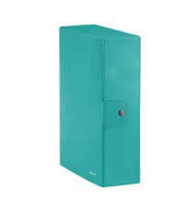 Scatola progetto WOW - dorso 10 cm - acquamarina metallizzato - Leitz
