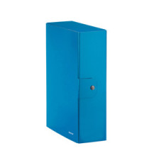 Scatola progetto WOW - dorso 10 cm - blu metallizzato - Leitz