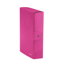 Scatola progetto WOW - dorso 8 cm - fucsia metallizzato - Leitz
