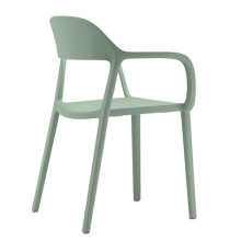 Seduta attesa Mina - con braccioli fissi - verde - Unisit