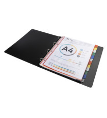 Separatore neutro a 12 tacche - PP - colori assortiti - A4 Maxi - Exacompta